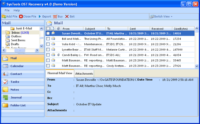 Professional OST Converter Software 3.6